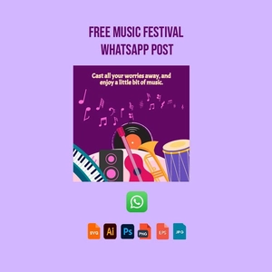 Music Festival Whatsapp Post