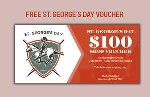 St. George's Day Voucher