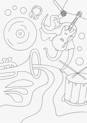 Music Festival Drawing