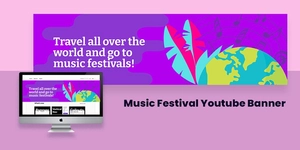 Music Festival Youtube Banner