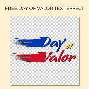 Day of Valor Text Effect