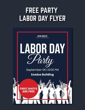 Party Labor Day Flyer