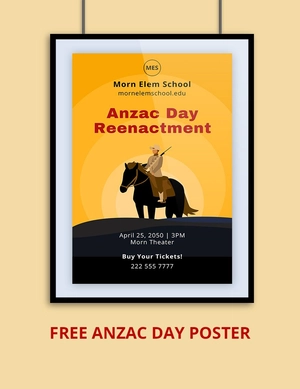 Anzac Day Poster
