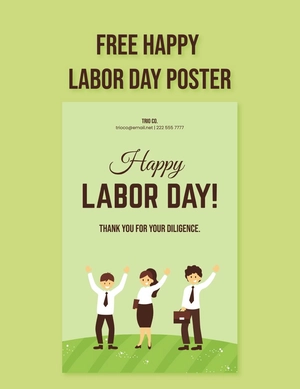 Happy Labor Day Poster