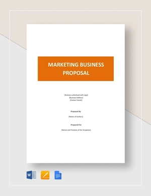 Marketing Business Proposal Template
