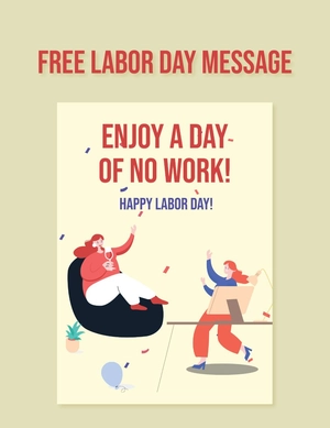 Labor Day Message