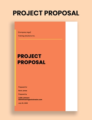 Project Proposal Outline Template Project Proposal Outline Template
