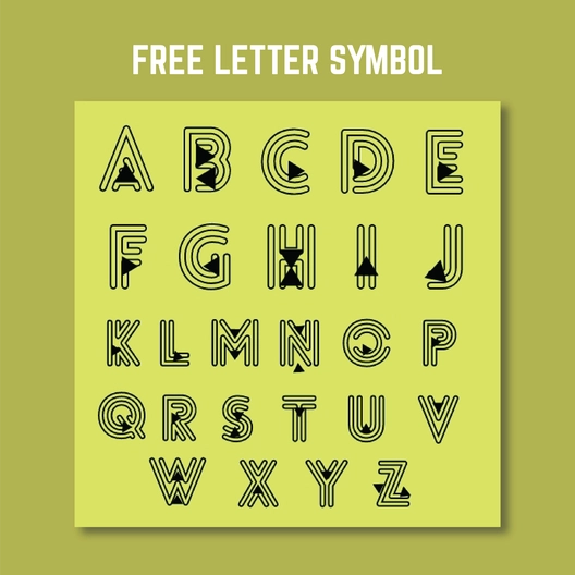 Letter Symbol Clipart