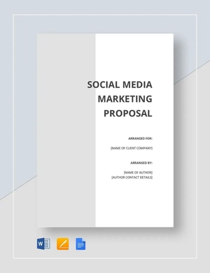 Social Media Proposal Template