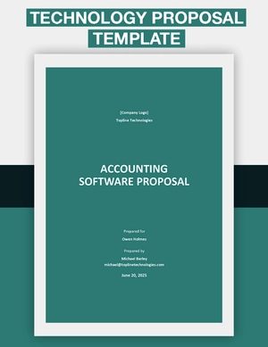 Technology Proposal Template