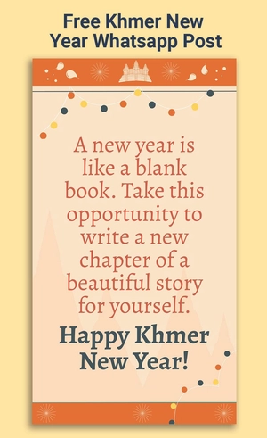 Khmer New Year Whatsapp Status