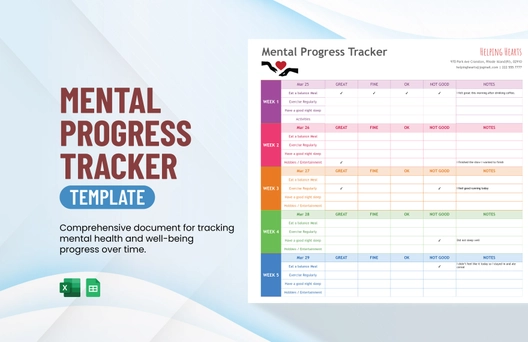 Mental Progress Tracker Template