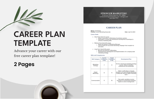 Career Plan Template