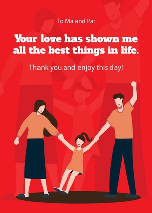 Parents Greeting Card