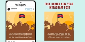 Khmer New Year Instagram Post