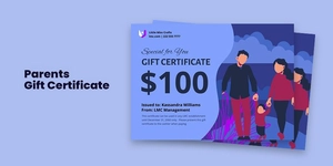 Parents Gift Certificate
