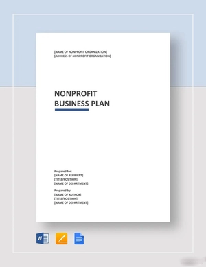 Nonprofit Business Plan Template
