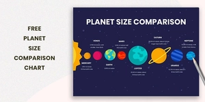 Planet Size Comparison Chart