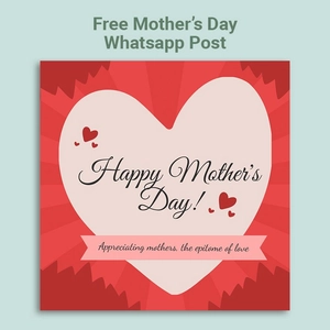 Mother's Day Whatsapp Post