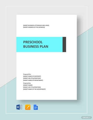 Preschool Business Plan Template