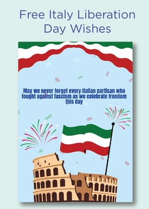 Italy Liberation Day Wishes