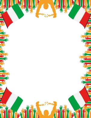 Italy Liberation Day Border