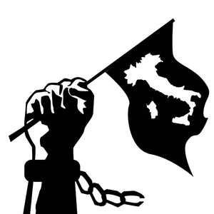 Italy Liberation Day Silhouette