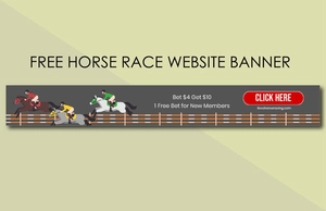 Horse Race Website Banner Horse Race Website Banner