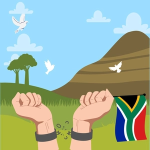 South Africa Freedom Day Vector
