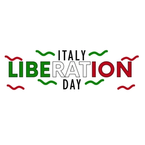 Italy Liberation Day Text Effect