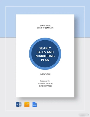 Sales and Marketing Plan Template