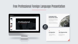 Professional Foreign Language Presentation Professional Foreign Language Presentation