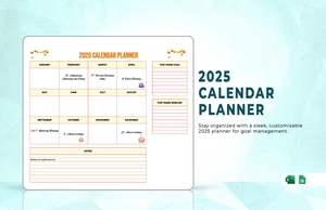 2025 Calendar Planner