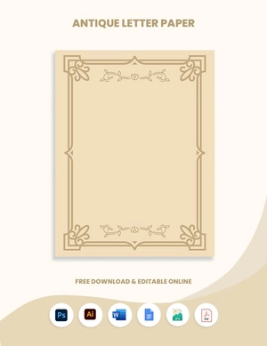 Antique Letter Paper