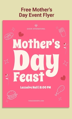 Mother's Day Event Flyer
