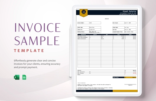 Invoice Sample Template