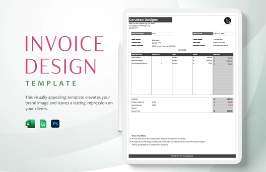 Invoice Design Template
