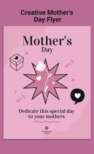 Creative Mother's Day Flyer