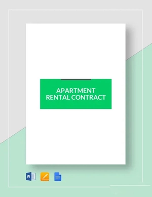 Apartment Rental Contract Template Apartment Rental Contract Template