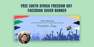 South Africa Freedom Day Facebook Cover Banner