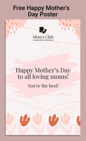 Happy Mother's Day Poster