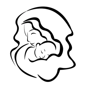 Mother Outline Clipart