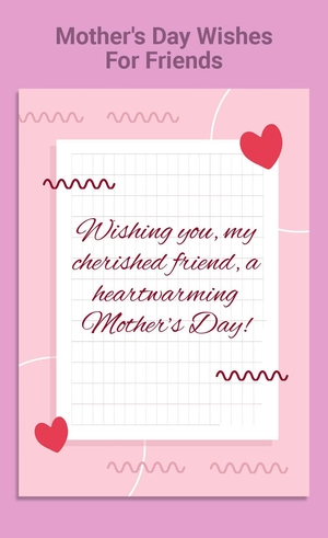 Mother's Day Wishes For Friend