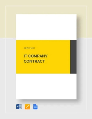 IT Company Contract Template