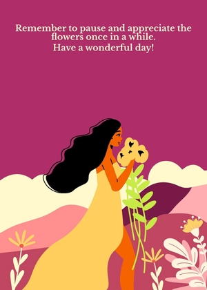 Flowers Greeting Card