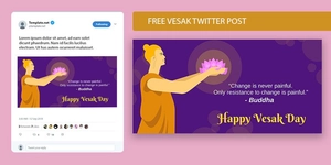 Vesak Twitter Post