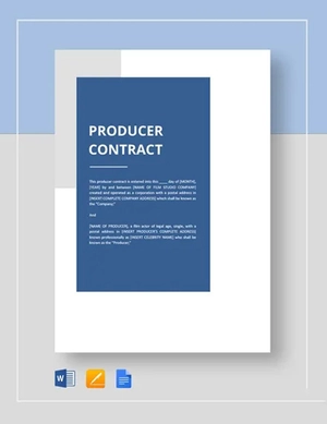 Producer Contract Template