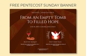 Pentecost Sunday Banner