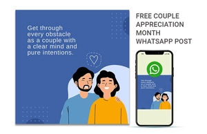 Couple Appreciation Month Whatsapp Post Couple Appreciation Month Whatsapp Post