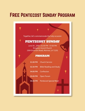 Pentecost Sunday Program